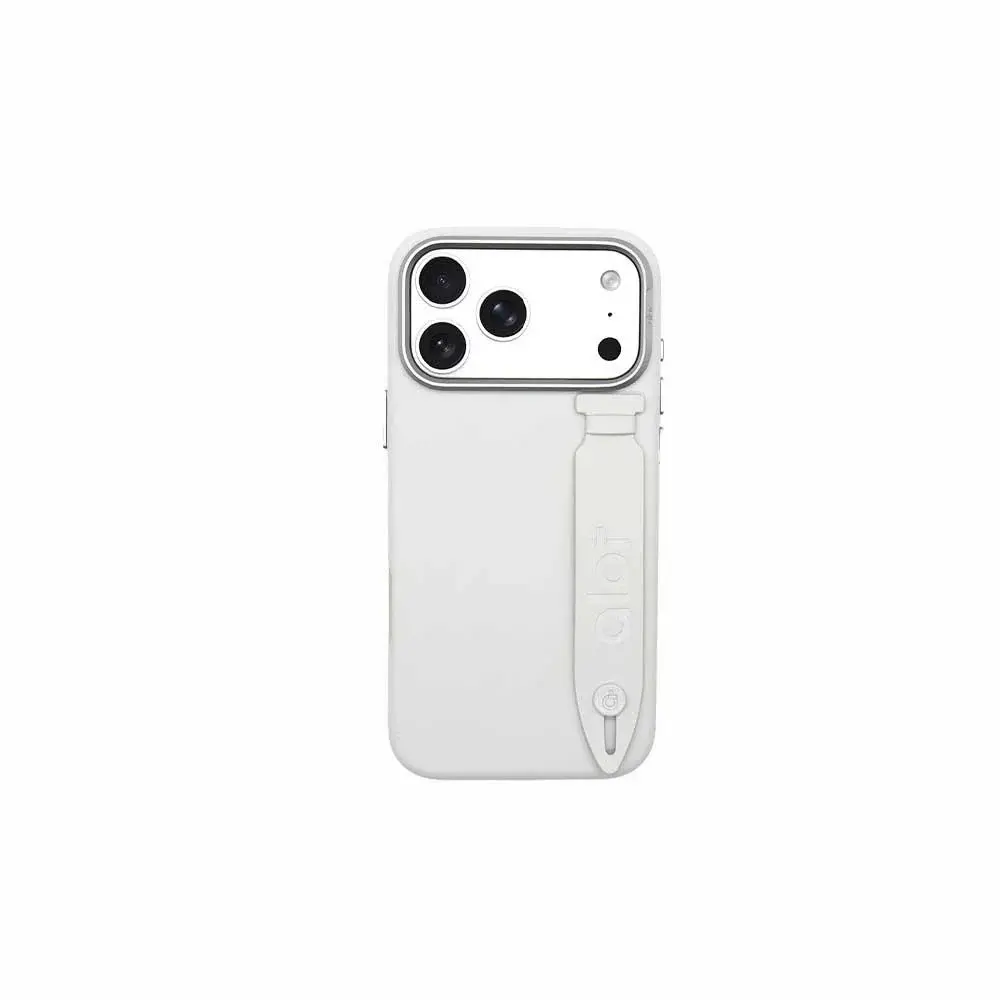 كفر alot Nblel MagSafe فخم وأنيق لـ iPhone 17 Pro Max - أبيض