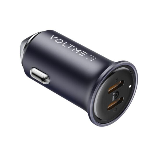 شاحن سيارة Voltme Cazo 30 CC بقوة 30W - Metallic Blue