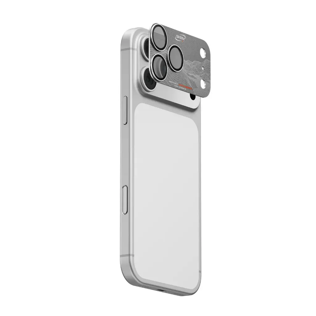 SKINARMA IPHONE 17 PRO FULL ALUMINIUM CAMERA LENS PROTECTOR SONIX SILVER