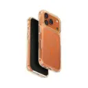  UNIQ HYBRID IPHONE 17 PRO )2025( 6.3 MAGCLICK CHARGING LPX CLASSIC )AF) - FROST CLEAR/VOLT ORANGE )