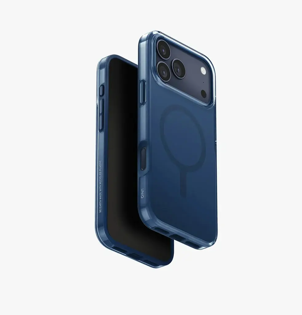  UNIQ HYBRID IPHONE 17 PRO MAX )2025( 6.9 MAGCLICK CHARGING CLARIO )ECO) - ROYAL BLUE )ROYAL BLUE