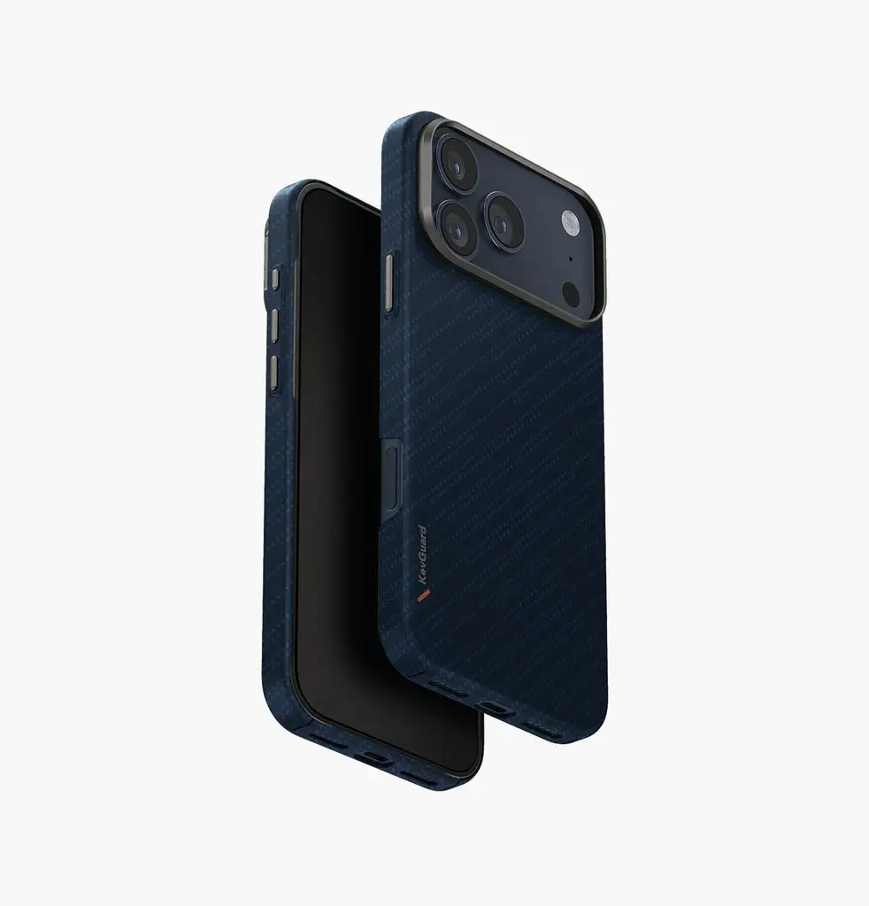 UNIQ HYBRID IPHONE 17 PRO MAX )2025( 6.9 MAGCLICK CHARGING KEVA EDGE - TRANCE BLUE )TRANCE BLUE