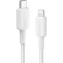 Anker 322 USB-C to Lightning Cable Fast Charging Braided (0.9m/3ft) – White