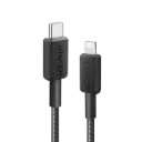 كابل أنكر 322 من USB-C إلى Lightning (مضفر بطول 90 مترًا) أسود