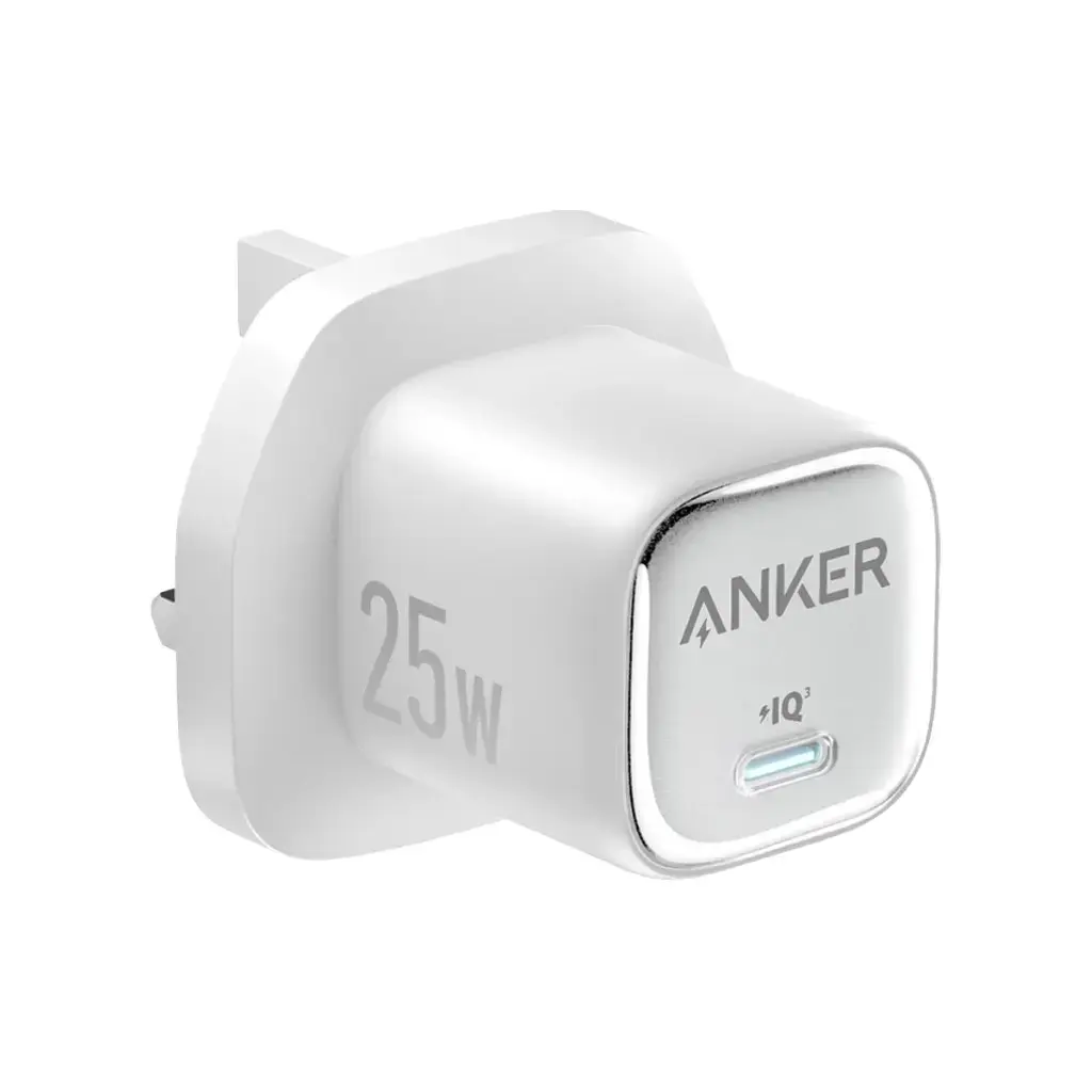 شاحن Anker USB-C بقوة 25W أبيض