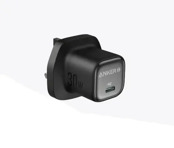 شاحن Anker Zolo USB-C بقوة 30W أسود