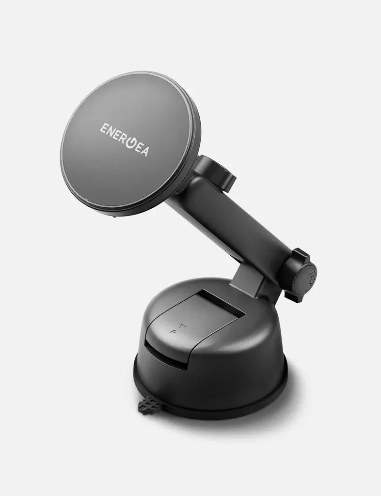  Energea MagDrive Kit Windscreen / Airvent Mount 15W Wireless Car Charger With 30W Car Charger - Black