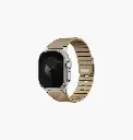  Uniq Fluo Bundle Magnetic Watch Strap With Connector for Apple Watch 40mm to 49mm - Soft Sand