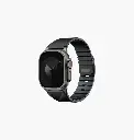 Uniq Fluo Bundle Magnetic Watch Strap With Connector for Apple Watch 40mm to 49mm - Midnight Black