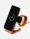  Energea MagTrio2 3 in 1 Foldable Magnetic Fast Wireless Charger - Orange