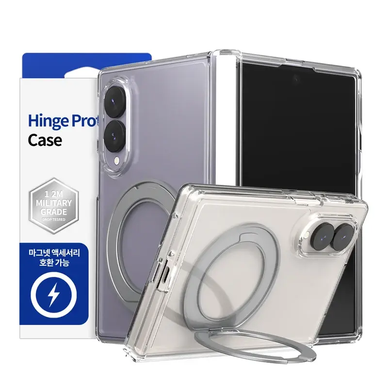 كفر Araree Duple 360 MagSafe مع ستاند لـ Galaxy Z Fold 8 - شفاف