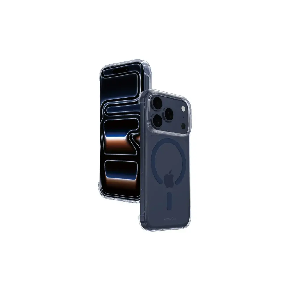 ArmorPro Frameless PC Clear Case with MagSafe Deep Blue for iPhone 17 Pro Max