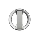 Drip Magnetic Ring Phone Holder Kickstand with Finger Strap Gray