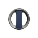 Drip Magnetic Ring Phone Holder Kickstand with Finger Strap Deep Blue