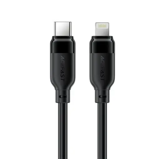 USB-C to L TPU charging data cable1M ,black 