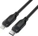 AceFast USB-C to L TPU charging data cable 2m,black 
