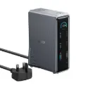 محطة شحن Anker Prime Docking Station (14 في 1، شاشتين، 160W) رمادي