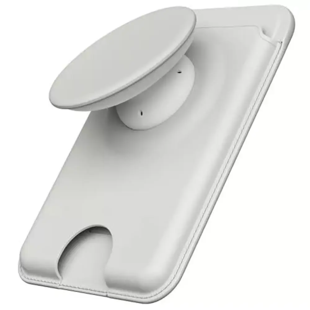 مسكة ومحفظة Sinjimoru M-Tap Tok Grip Wallet - رمادي
