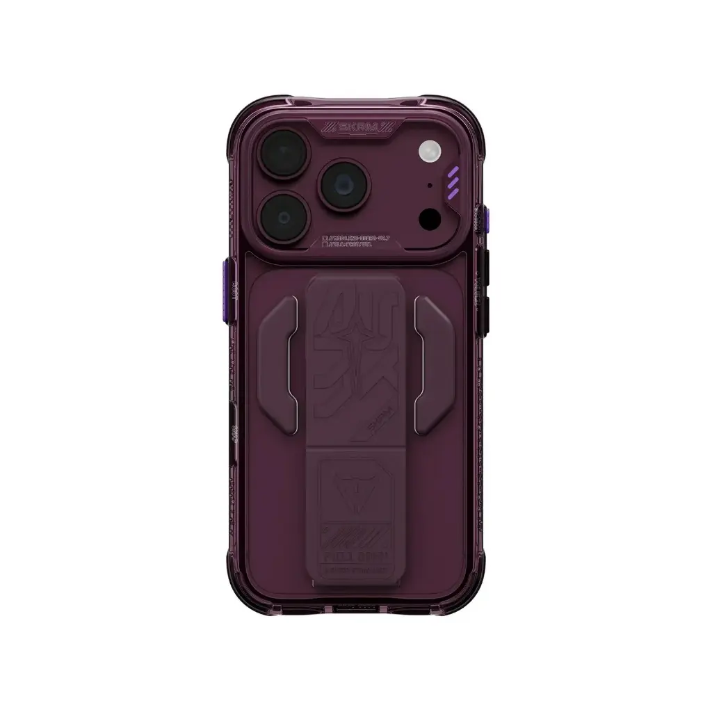 SKINARMA IPHONE 18 PRO MAX 6.9" (2026) HELIO CE (SILICON GRIPSTAND) BURGUNDY