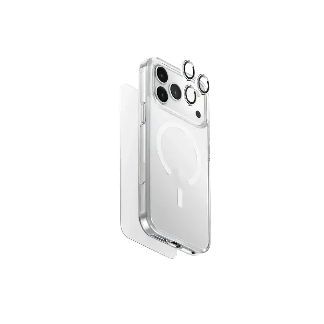 UNIQ HYBRID IPHONE 18 PRO MAX (2026) 6.9 MAGCLICK CHARGING CLEARVUE 360 ESSENTIAL 3-IN-1 BUNDLE PACK