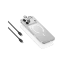 UNIQ HYBRID IPHONE 18 PRO (2026) 6.3 MAGCLICK CHARGING CLEARVUE 360 ESSENTIAL 4-IN-1 BUNDLE PACK WITH CABLE