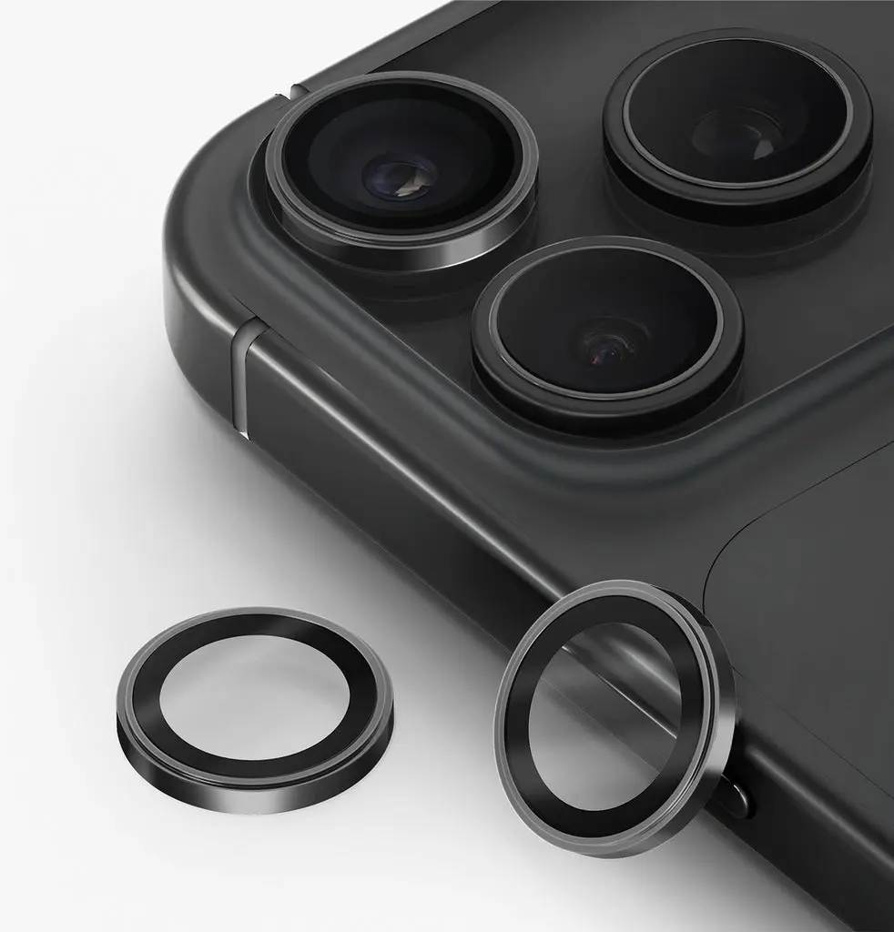 UNIQ OPTIX PRIME IPHONE 18 PRO/18 PRO MAX (2026) 6.3/6.9 CAMERA LENS PROTECTOR - GRAPHITE CHROME