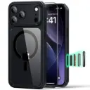 كفر ESR Classic Hybrid مغناطيسي مع Camera Control لـ iPhone 18 Pro Max و 17 Pro Max - أسود شفاف