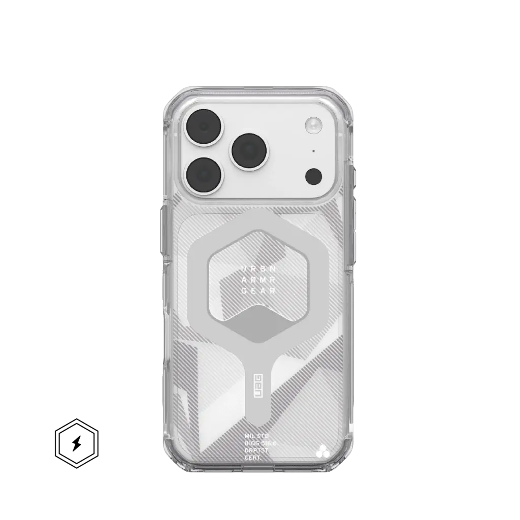 UAG iPhone 18/17 Pro Plyo Magsafe Case - Interface Ice/Smoke