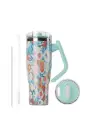 كوب حراري للسفر Brave Temp Guard سعة 1200 مل أخضر روز