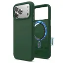 كفر سيليكون مغناطيسي Elago لـ iPhone 18 Pro Max / 17 Pro Max مع زر Camera Control - Alpine Green