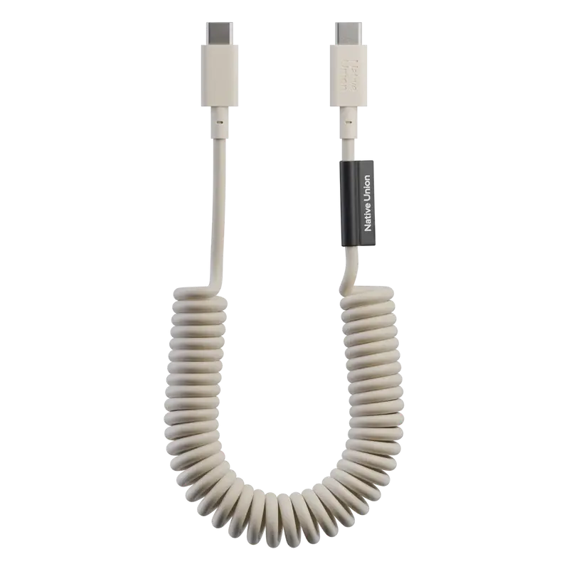 كيبل Native Union POP Cable USB-C إلى USB-C بطول 1.2 متر 60 واط – رملي
