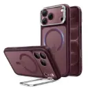كفر ESR Classic Hybrid Magnetic لـ iPhone 18 Pro Max / 17 Pro Max مع Stash Stand و Camera Control أحمر مطفي