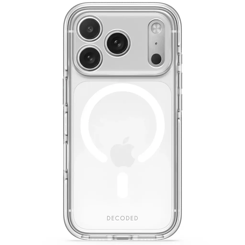 كفر Decoded DropTec Transparent لـ iPhone 18/17 Pro Max - شفاف