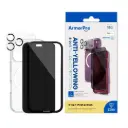 ArmorPro SODA 4-in-1 Combo Privacy (Screen Protector + Camera Lens + Camera Cover Shield + Clear Case MagSafe White) for iPhone 18 Pro