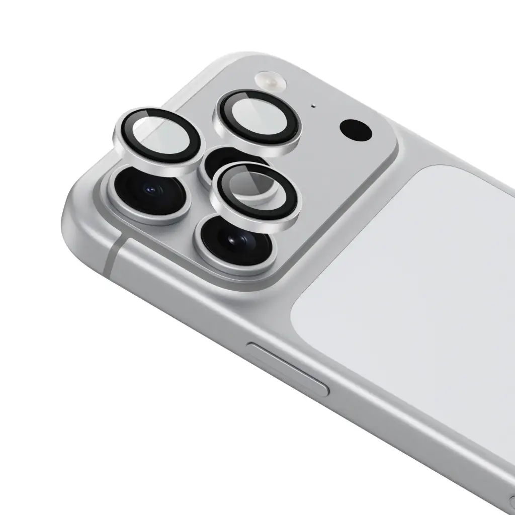 حماية كاميرا ArmorPro DoubleAR - فضي لـ iPhone 18 Pro / 18 Pro Max