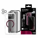 ArmorPro D3O 4-in-1 Combo (Privacy Screen + Camera Lens + D3O Case MagSafe + Lens Film) Dark Cherry for iPhone 18 Pro Max