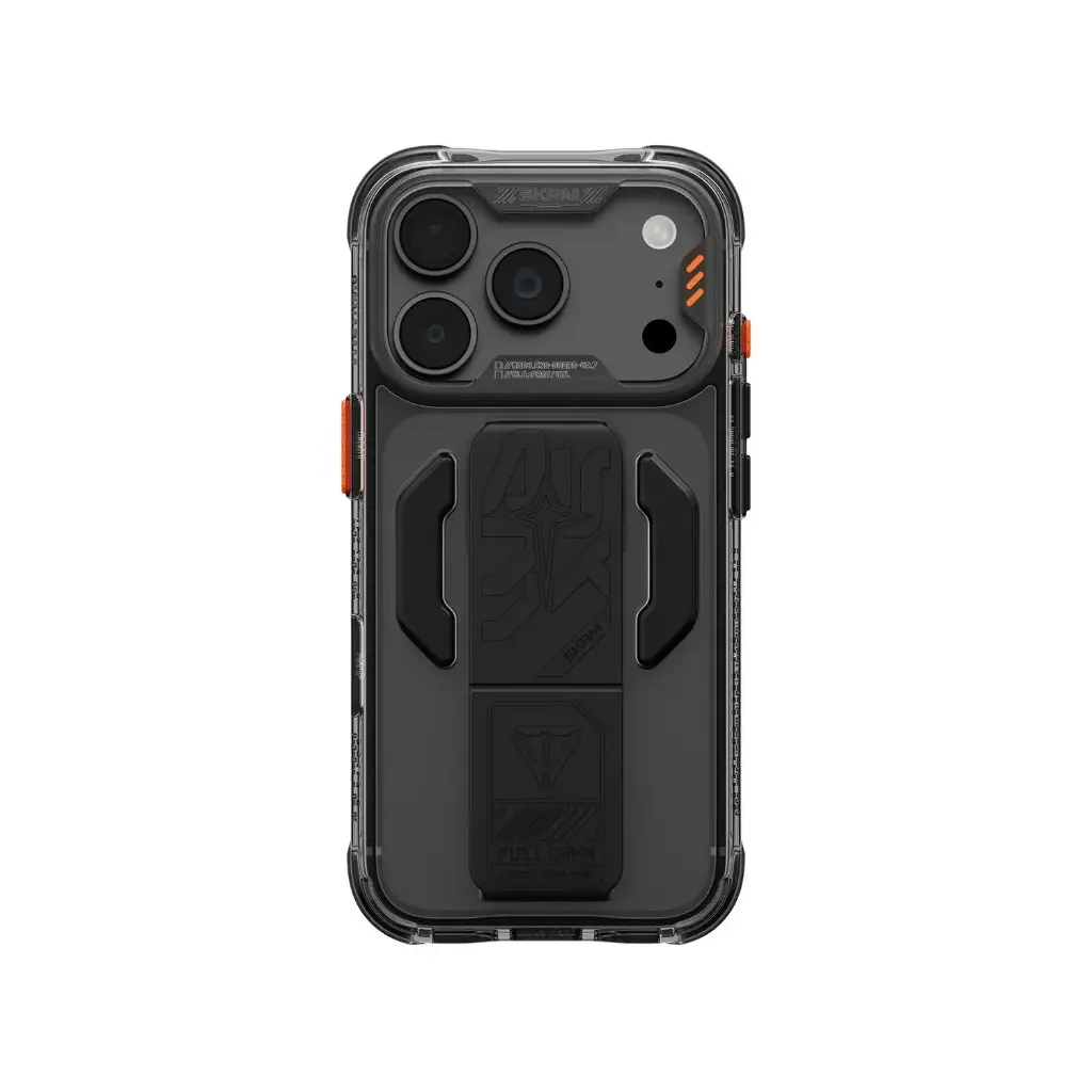 SKINARMA IPHONE 18 PRO 6.3" (2026) HELIO CE (SILICON GRIPSTAND) GRAPHITE