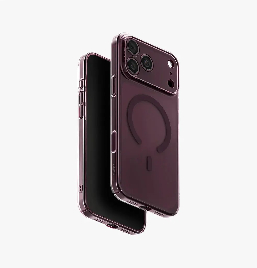 UNIQ HYBRID IPHONE 18 PRO MAX (2026) 6.9 MAGCLICK CHARGING AIRSUIT - GLOSSY BURGUNDY