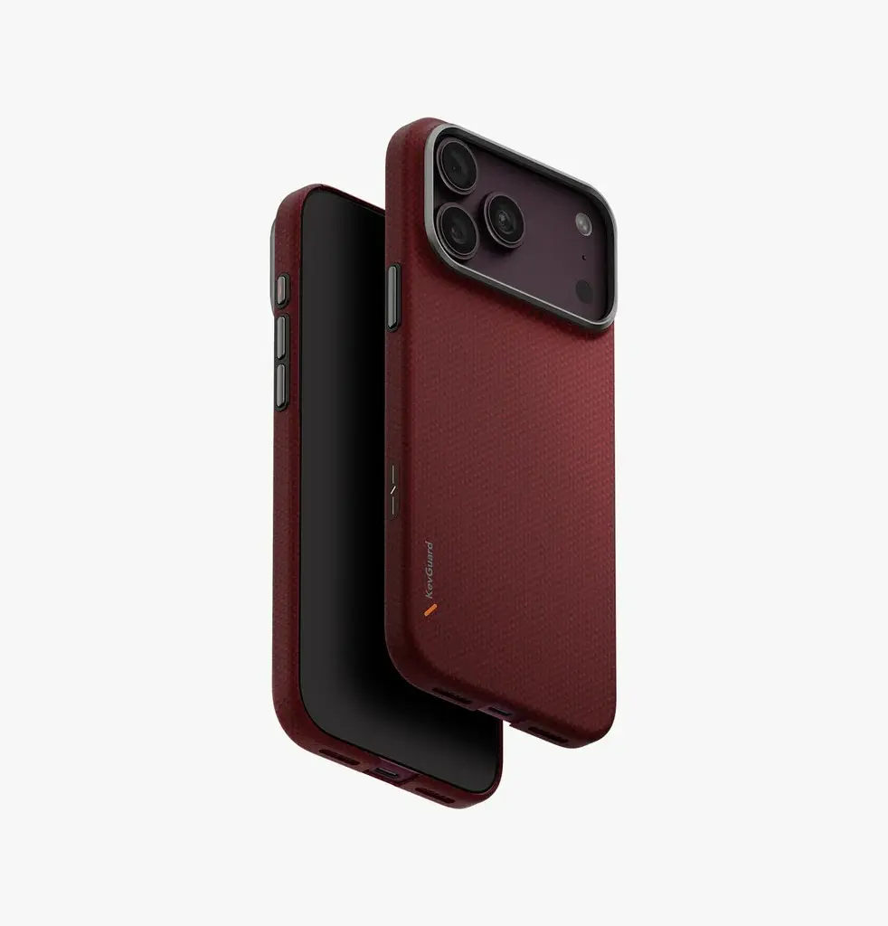 كفر UNIQ Keva Edge MagClick لـ iPhone 18 Pro Max / 17 Pro Max - أحمر