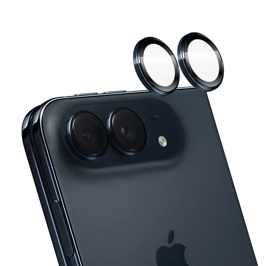 Torrii BODYGLASS Aluminium Camera Protector Ring for iPhone Duo - Black