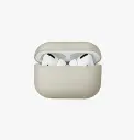 Uniq Hybrid Lino Liquid Silicon Case for Airpods Pro 2 - Beige Ivory 