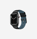 Uniq Linus Airosoft Silicone Strap For Apple Watch 41/40/38 mm - Midnight Black 