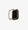 كفر Uniq Moduo لـ Apple Watch مع إطار قابل للتبديل 41/40 mm - أسود/خردلي