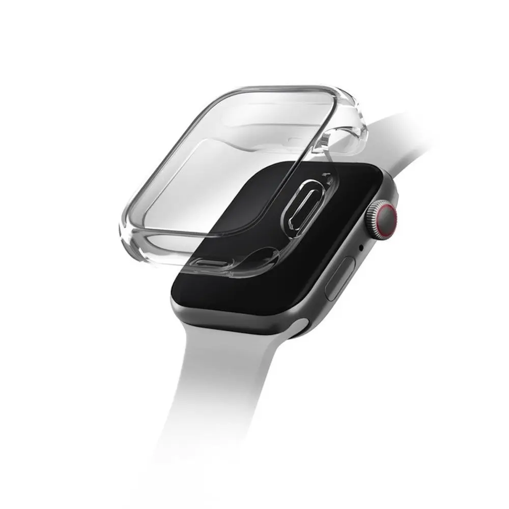 كفر UNIQ Garde هجين نحيف لساعة Apple Watch 44 ملم – شفاف