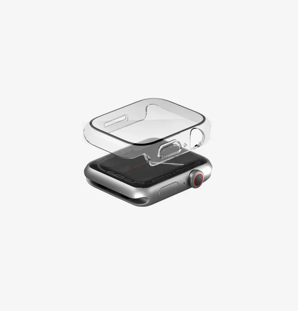 كفر UNIQ Legion مع حماية للشاشة لساعة Apple Watch 45 ملم – شفاف