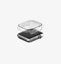 Uniq Legion Case With Screen Protection for Apple Watch 45mm - Dove Clear 