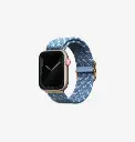 سير مضفور UNIQ Aspen Designer Edition لساعة Apple Watch 38/40/41 ملم – أزرق سماوي