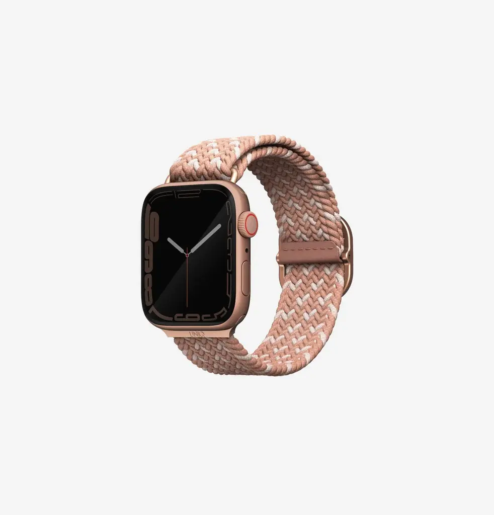 سير مضفور UNIQ Aspen Designer Edition لساعة Apple Watch 38/40/41 ملم – وردي حمضيات