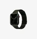 سير ستيل ميلانيز UNIQ Dante لساعة Apple Watch 38/40/41 ملم – أخضر غامق