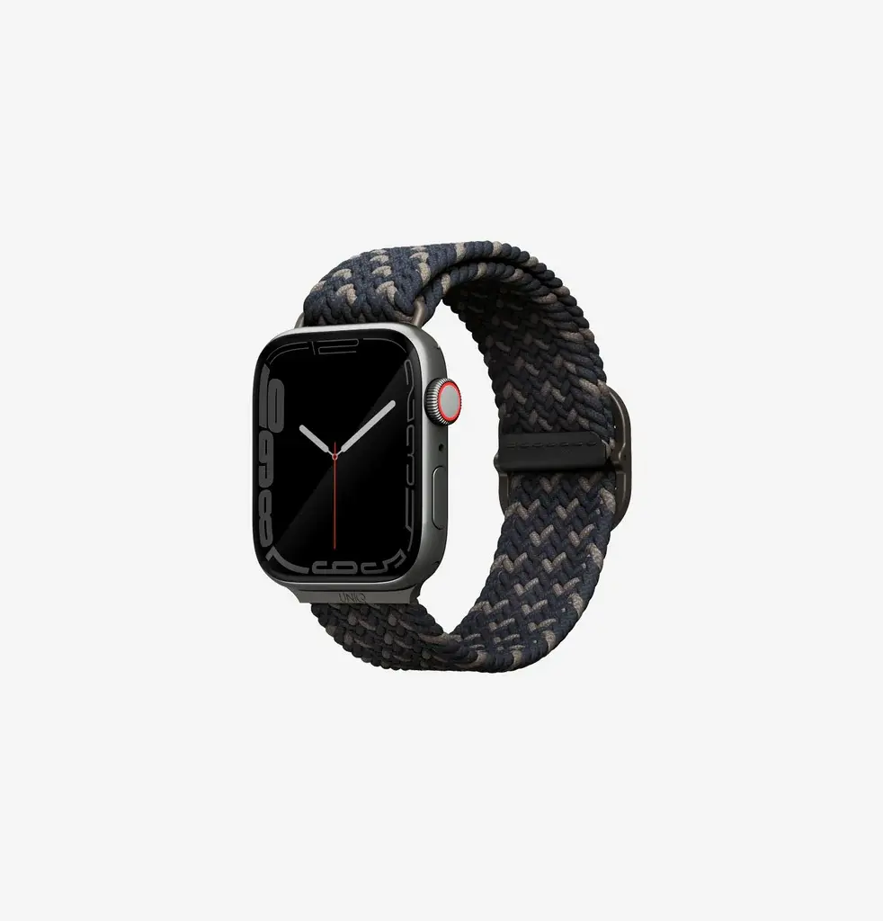 Uniq Aspen Braided Designer Edition for Apple Watch 42/44/45mm - Obsidian Blue 